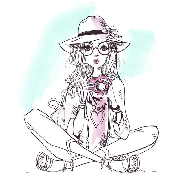 Симпатичная мультяшка
