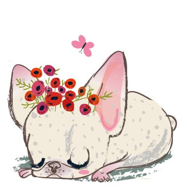 Cute karikatür köpek