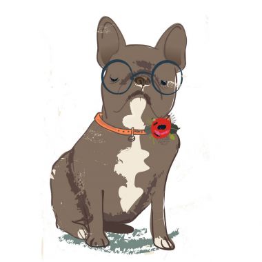Cute karikatür köpek