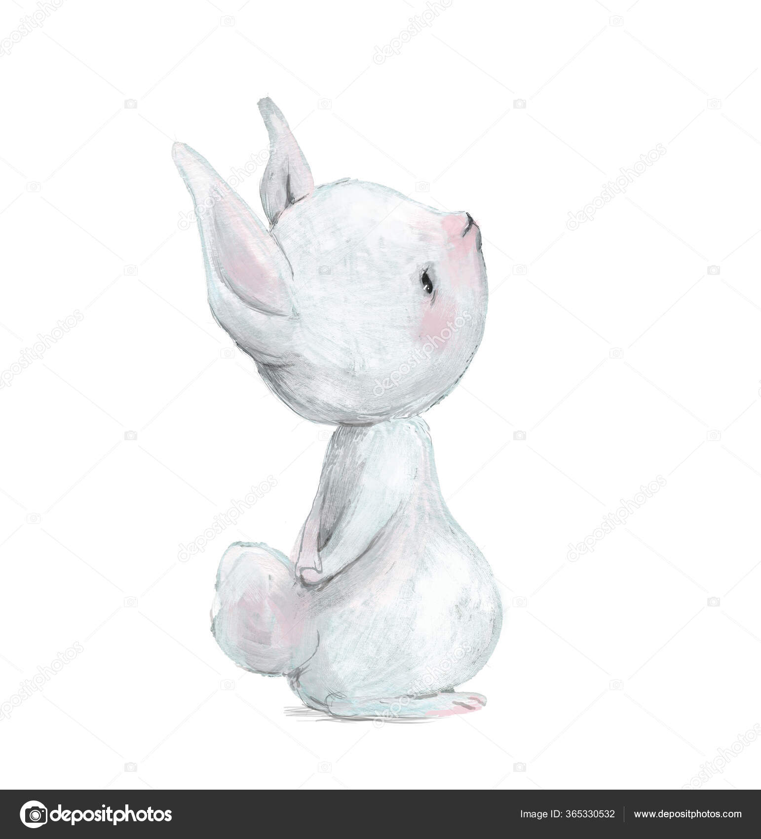 Dibujo conejo fotos de stock, imágenes de Dibujo conejo sin royalties |  Depositphotos