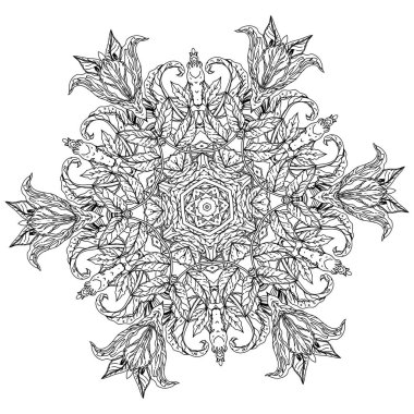 kitap antistress tarzı resim boyama