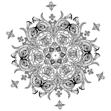 kitap antistress tarzı resim boyama