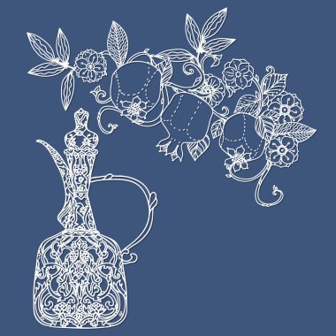 Şablon vektör kartı lazer kesim.