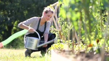 Kadın mutfak Bahçe 