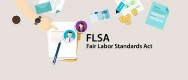 FLSA Fuar İşçi Standartları Yasası kağıt çalışan