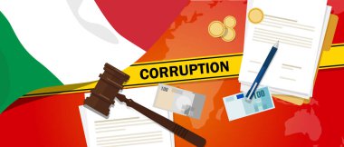 İtalya bozulması para rüşvet mali hukuk sözleşme polis satırı için servis talebi Skandalı hükümet görevlisi