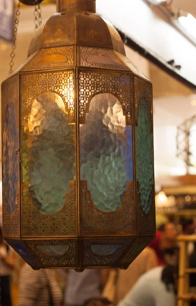 classic arab lantern lamp light vintage oriental tradition hanging symbol of islam ramadhan