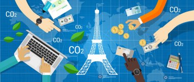 Paris sözleşmesi iklim anlaşması karbon emisyon azaltma küresel