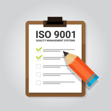 ISO 9001 kalite yönetim sistemleri sertifika standart uluslar arası uyumluluk görev onay listesi hedefi