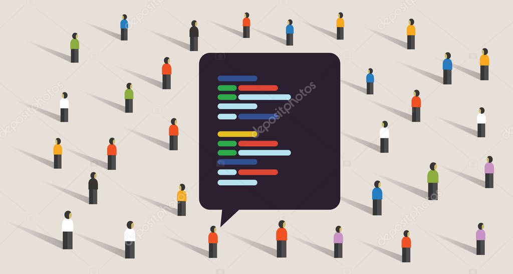 Open Source Software Development 165671176 - WDRFree Vector illustration of Open Source Software Development 165671176