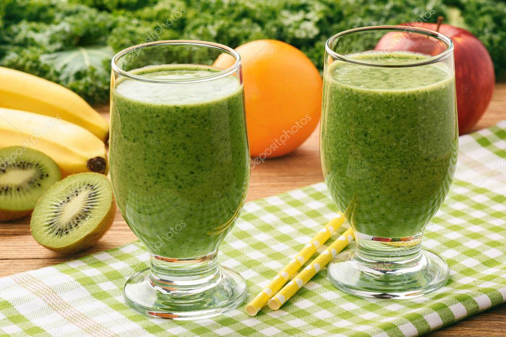 De los frutas son sanos batidos