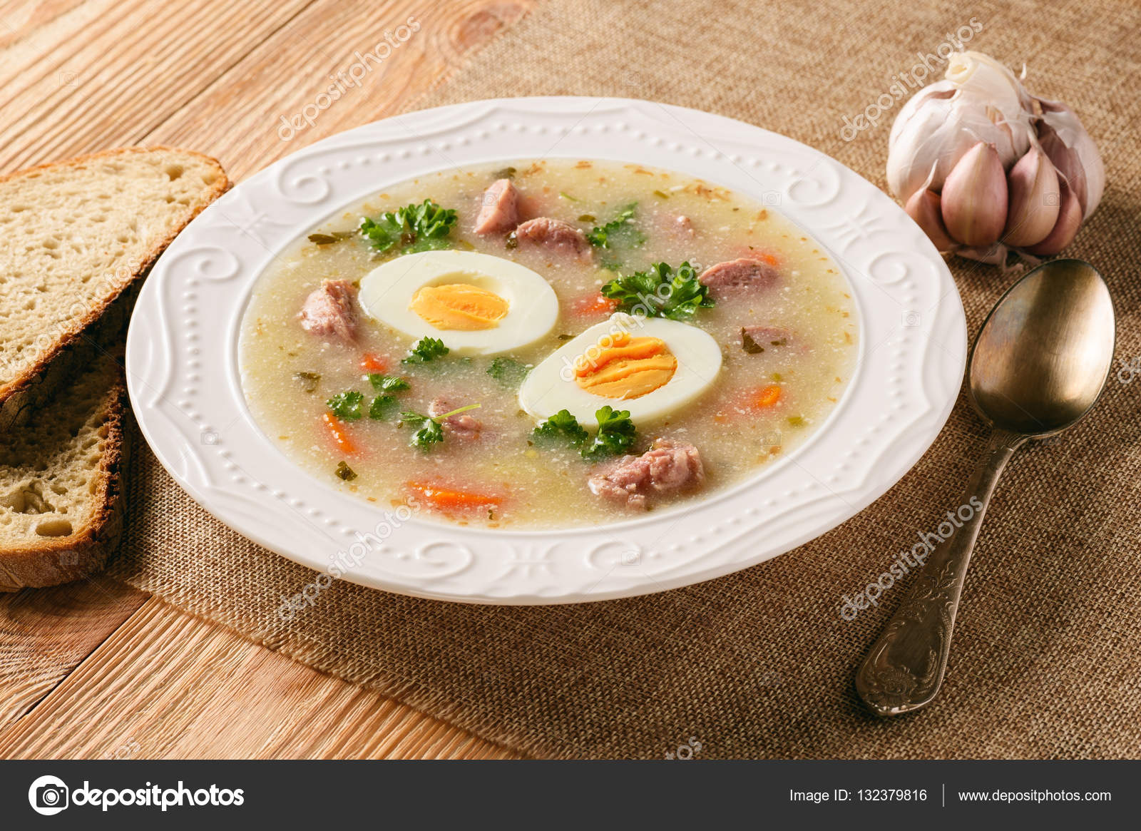 white borscht soup