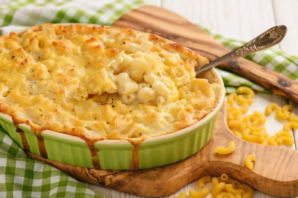 Macaroni Cheese Traditional American Food — Stock Photo, Image