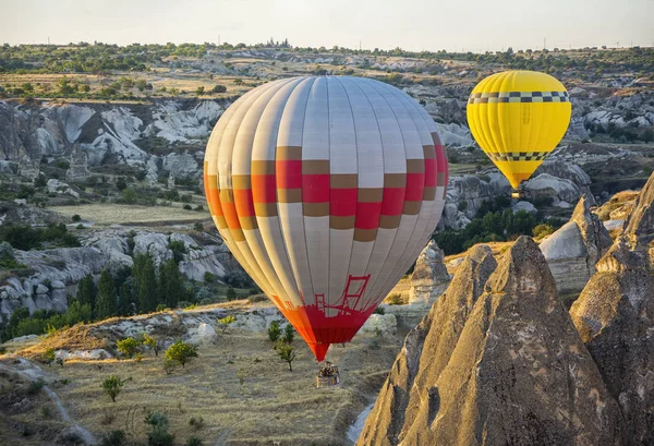 Varmluftsballonger (Kappadokien, Turkiet) — Stockfoto