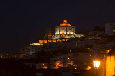 Mosteiro do Serra do Pilar by night