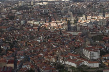 Bir Porto sokakların havadan görünümü