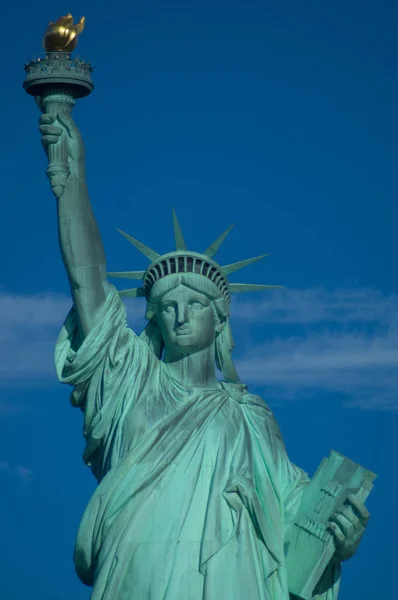 Fechar estátua da Liberdade — Fotografia de Stock