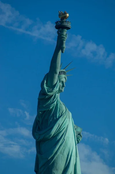 Fechar estátua da Liberdade — Fotografia de Stock