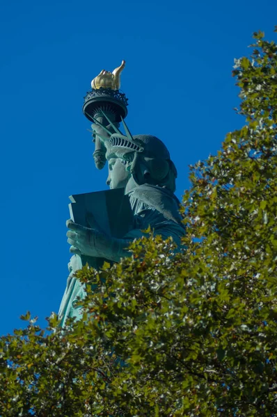 Fechar estátua da Liberdade — Fotografia de Stock