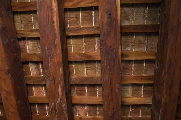 Dřevěný strop — Stock fotografie