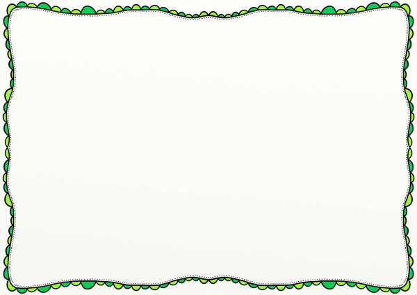 Decorative Doodle Page Border Pattern