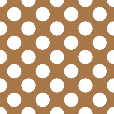 Kahverengi puantiyeli yinelenen desen