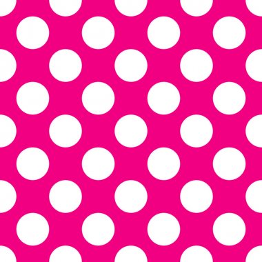 Pembe Polka Dot sorunsuz kağıt model