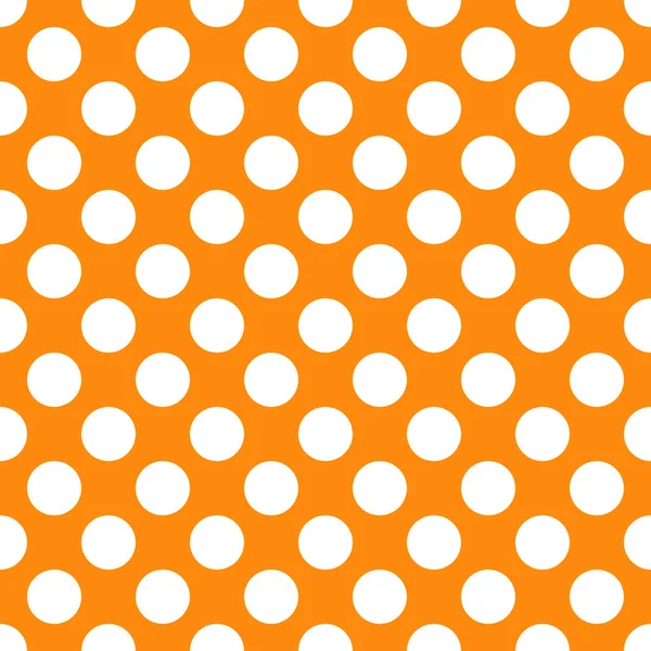 Padrão de papel sem costura laranja Polka Dot — Fotografia de Stock