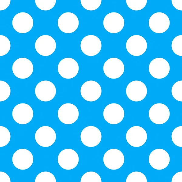 Mavi Polka Dot sorunsuz kağıt model — Stok fotoğraf