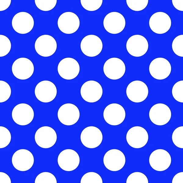 Mavi Polka Dot sorunsuz kağıt model — Stok fotoğraf