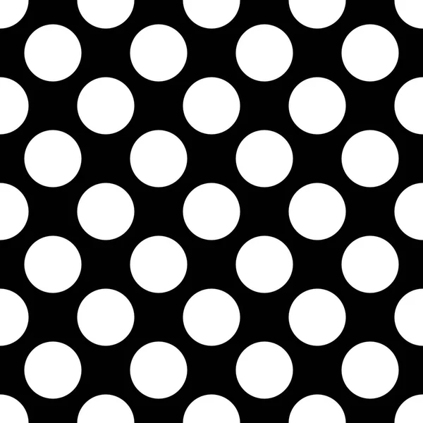블랙 폴카 도트 원활한 종이 패턴 — 스톡 사진
