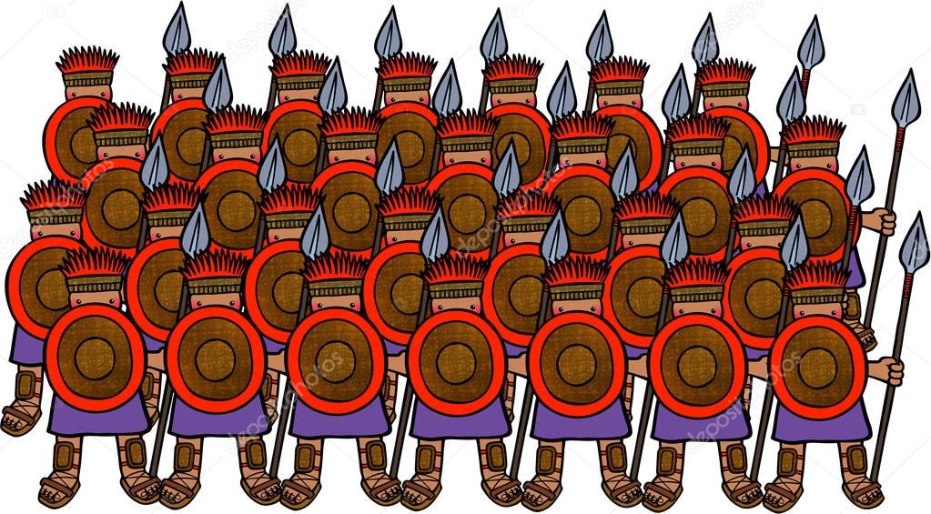 Ancient Philistine Soldiers