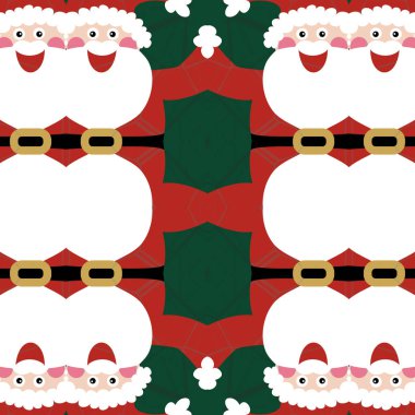 Dikişsiz Noel Baba desen