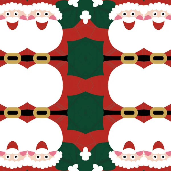 Seamless Santa Claus Pattern — Stock Photo, Image