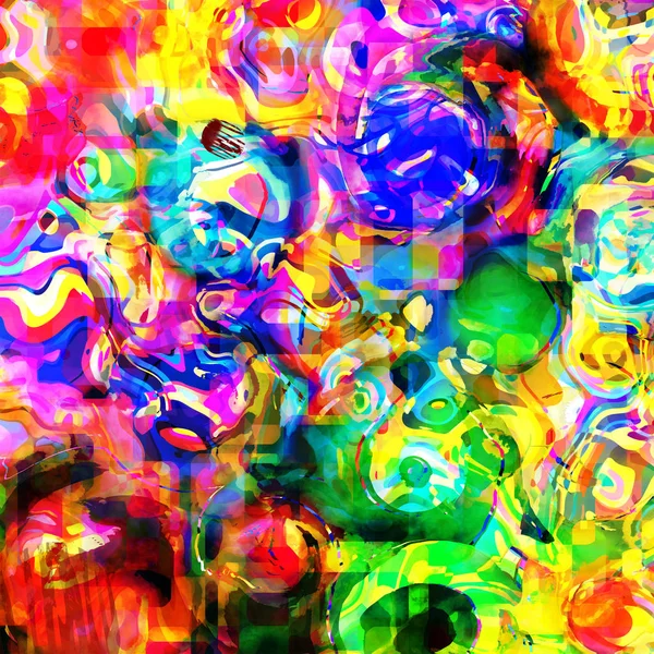 Funky multicolor abstracto — Foto de Stock