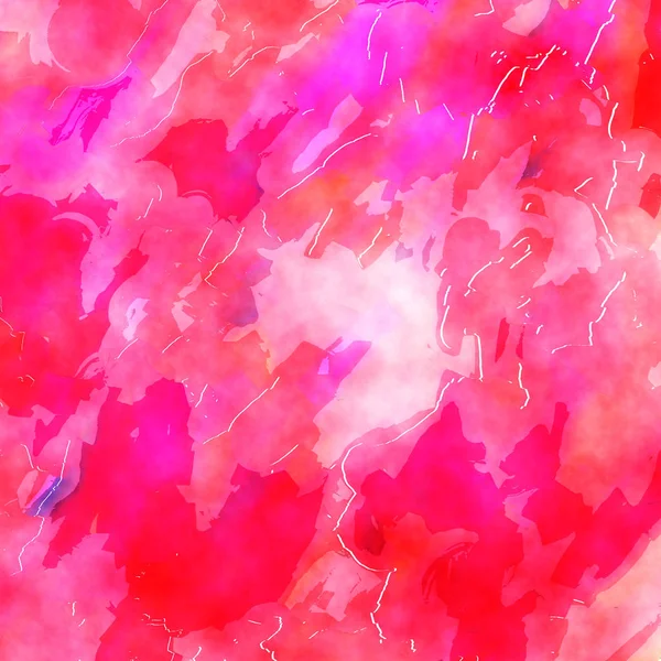 Latar Belakang Tinta Air Merah Jambu Cantik — Stok Foto