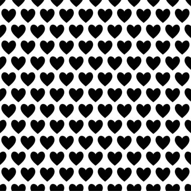 Siyah beyaz aşk Kalpler