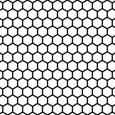 Siyah Hat Bal Arısı Kovanı Altıgenleri