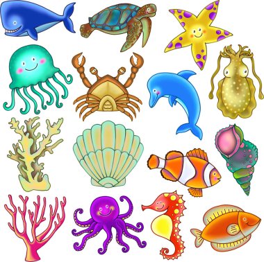 Su altı Hayat Koleksiyonu Şirin Çizgi Filmi