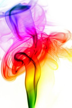 Çok renkli duman soyut