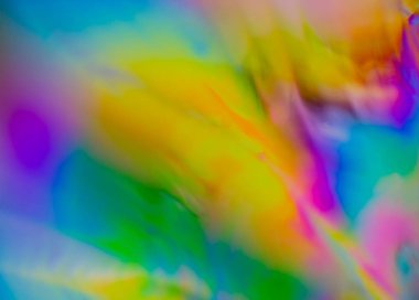 Renkli psychedelic bulanıklık