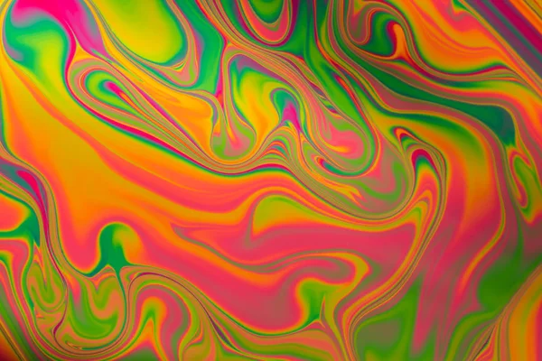 Psychedelic bolha de sabão multicolorido abstrato — Fotografia de Stock