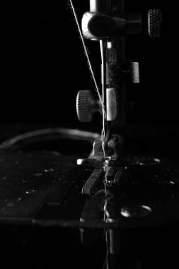 Öğeleri retro dikiş makinesi