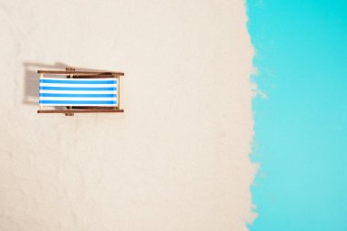 Plaj sandalyesini yukarıdan