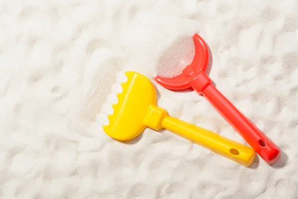 Sandbox toys on sand — Stock Photo, Image