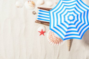 Plaj öğeleri bileşimi