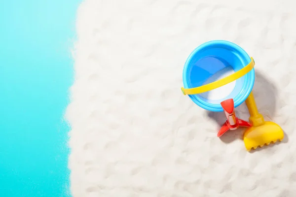 Песочница игрушки в крупном плане — стоковое фото