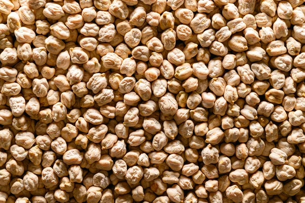 Source of vegetable protein. Chickpea texture close-up. — Stock Photo, Image