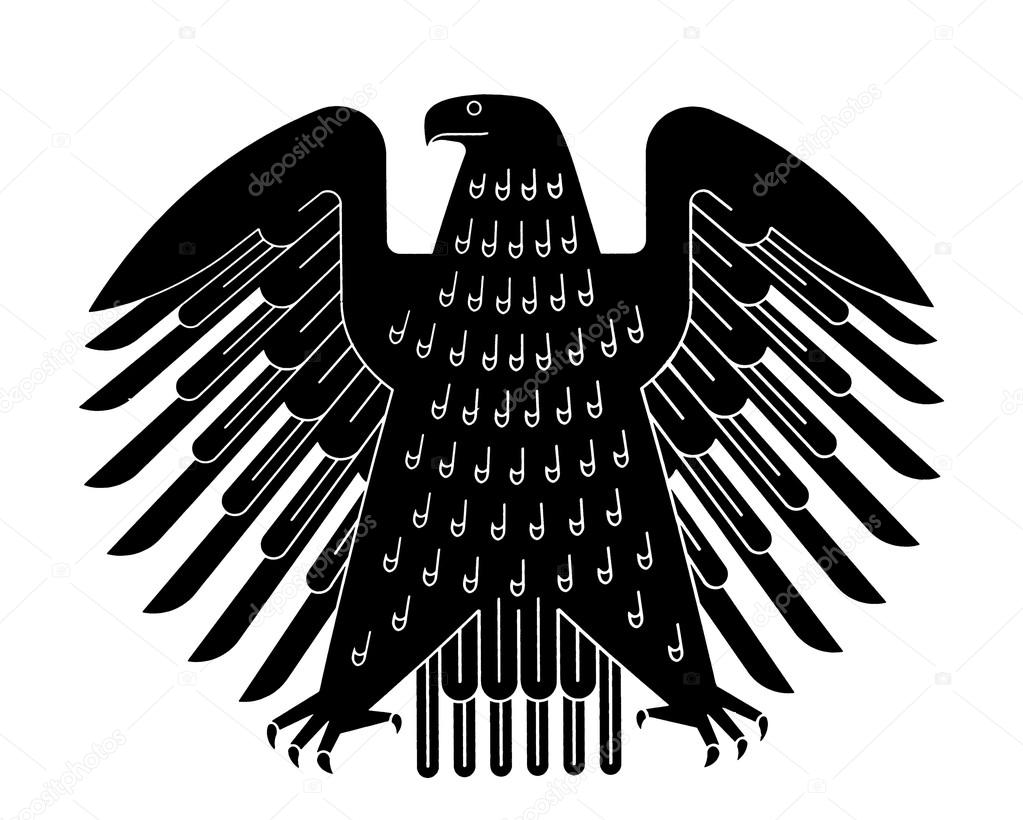 The german eagle (Bundesadler), the logo of the German Bundestag