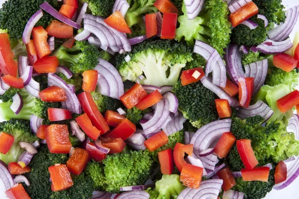Groente salade, achtergrond — Stockfoto